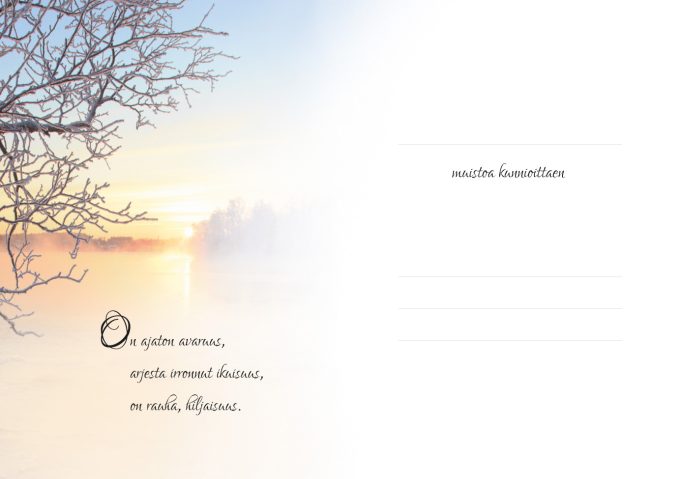 adressin kirjekuoren teksti