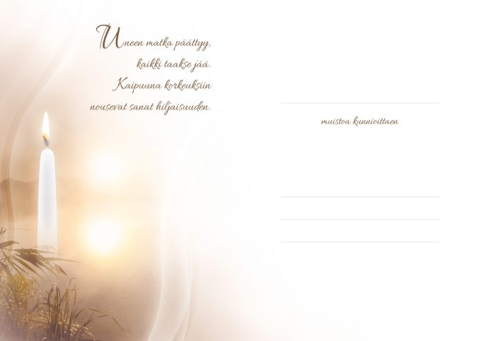 osanotto teksti adressiin