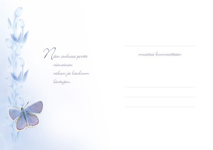 teksti suruadressiin